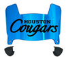 Houston Cougars Mini Football Helmet Visor Shield w/ Clips - PICK VISOR & LOGO COLOR