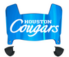 Houston Cougars Mini Football Helmet Visor Shield w/ Clips - PICK VISOR & LOGO COLOR
