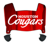 Houston Cougars Mini Football Helmet Visor Shield w/ Clips - PICK VISOR & LOGO COLOR