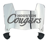 Houston Cougars Mini Football Helmet Visor Shield w/ Clips - PICK VISOR & LOGO COLOR