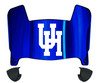 Houston Cougars Mini Football Helmet Visor Shield w/ Clips - PICK VISOR & LOGO COLOR