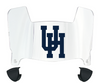 Houston Cougars Mini Football Helmet Visor Shield w/ Clips - PICK VISOR & LOGO COLOR