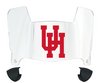 Houston Cougars Mini Football Helmet Visor Shield w/ Clips - PICK VISOR & LOGO COLOR