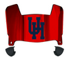 Houston Cougars Mini Football Helmet Visor Shield w/ Clips - PICK VISOR & LOGO COLOR