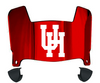 Houston Cougars Mini Football Helmet Visor Shield w/ Clips - PICK VISOR & LOGO COLOR