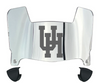 Houston Cougars Mini Football Helmet Visor Shield w/ Clips - PICK VISOR & LOGO COLOR