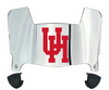 Houston Cougars Mini Football Helmet Visor Shield w/ Clips - PICK VISOR & LOGO COLOR