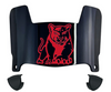 Houston Cougars Mini Football Helmet Visor Shield w/ Clips - PICK VISOR & LOGO COLOR
