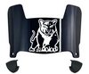 Houston Cougars Mini Football Helmet Visor Shield w/ Clips - PICK VISOR & LOGO COLOR