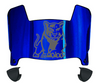 Houston Cougars Mini Football Helmet Visor Shield w/ Clips - PICK VISOR & LOGO COLOR