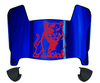 Houston Cougars Mini Football Helmet Visor Shield w/ Clips - PICK VISOR & LOGO COLOR