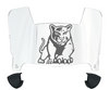 Houston Cougars Mini Football Helmet Visor Shield w/ Clips - PICK VISOR & LOGO COLOR