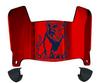 Houston Cougars Mini Football Helmet Visor Shield w/ Clips - PICK VISOR & LOGO COLOR