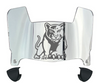 Houston Cougars Mini Football Helmet Visor Shield w/ Clips - PICK VISOR & LOGO COLOR