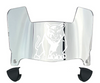 Houston Cougars Mini Football Helmet Visor Shield w/ Clips - PICK VISOR & LOGO COLOR