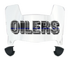 Houston Oilers Retro Limited Edition Mini Football Helmet Visor Shield w/ Clips - PICK VISOR & LOGO COLOR