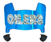 Houston Oilers Retro Limited Edition Mini Football Helmet Visor Shield w/ Clips - PICK VISOR & LOGO COLOR