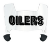 Houston Oilers Retro Mini Football Helmet Visor Shield w/ Clips - PICK VISOR & LOGO COLOR