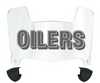 Houston Oilers Retro Mini Football Helmet Visor Shield w/ Clips - PICK VISOR & LOGO COLOR