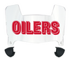 Houston Oilers Retro Mini Football Helmet Visor Shield w/ Clips - PICK VISOR & LOGO COLOR