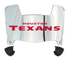 Houston Texans Mini Football Helmet Visor Shield w/ Clips - PICK VISOR & LOGO COLOR - SportsJewelryProShop