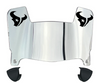 Houston Texans Mini Football Helmet Visor Shield w/ Clips - PICK VISOR & LOGO COLOR - SportsJewelryProShop