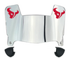 Houston Texans Mini Football Helmet Visor Shield w/ Clips - PICK VISOR & LOGO COLOR - SportsJewelryProShop