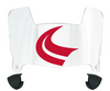 Houston Texans Mini Football Helmet Visor Shield w/ Clips - PICK VISOR & LOGO COLOR - SportsJewelryProShop