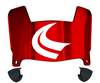 Houston Texans Mini Football Helmet Visor Shield w/ Clips - PICK VISOR & LOGO COLOR - SportsJewelryProShop