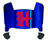Houston Texans Mini Football Helmet Visor Shield w/ Clips - PICK VISOR & LOGO COLOR - SportsJewelryProShop