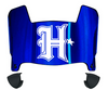 Houston Texans Mini Football Helmet Visor Shield w/ Clips - PICK VISOR & LOGO COLOR - SportsJewelryProShop