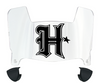 Houston Texans Mini Football Helmet Visor Shield w/ Clips - PICK VISOR & LOGO COLOR - SportsJewelryProShop