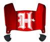 Houston Texans Mini Football Helmet Visor Shield w/ Clips - PICK VISOR & LOGO COLOR - SportsJewelryProShop