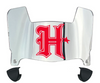 Houston Texans Mini Football Helmet Visor Shield w/ Clips - PICK VISOR & LOGO COLOR - SportsJewelryProShop