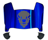 Howard Bison Mini Football Helmet Visor Shield w/ Clips - PICK VISOR & LOGO COLOR