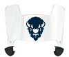 Howard Bison Mini Football Helmet Visor Shield w/ Clips - PICK VISOR & LOGO COLOR