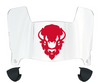 Howard Bison Mini Football Helmet Visor Shield w/ Clips - PICK VISOR & LOGO COLOR