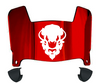 Howard Bison Mini Football Helmet Visor Shield w/ Clips - PICK VISOR & LOGO COLOR