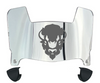 Howard Bison Mini Football Helmet Visor Shield w/ Clips - PICK VISOR & LOGO COLOR
