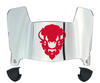 Howard Bison Mini Football Helmet Visor Shield w/ Clips - PICK VISOR & LOGO COLOR