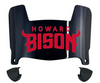 Howard Bison Mini Football Helmet Visor Shield w/ Clips - PICK VISOR & LOGO COLOR