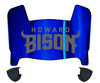 Howard Bison Mini Football Helmet Visor Shield w/ Clips - PICK VISOR & LOGO COLOR