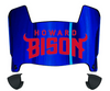 Howard Bison Mini Football Helmet Visor Shield w/ Clips - PICK VISOR & LOGO COLOR