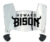 Howard Bison Mini Football Helmet Visor Shield w/ Clips - PICK VISOR & LOGO COLOR