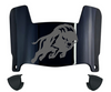 Howard Bison Mini Football Helmet Visor Shield w/ Clips - PICK VISOR & LOGO COLOR
