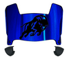 Howard Bison Mini Football Helmet Visor Shield w/ Clips - PICK VISOR & LOGO COLOR