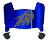 Howard Bison Mini Football Helmet Visor Shield w/ Clips - PICK VISOR & LOGO COLOR