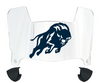 Howard Bison Mini Football Helmet Visor Shield w/ Clips - PICK VISOR & LOGO COLOR