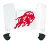 Howard Bison Mini Football Helmet Visor Shield w/ Clips - PICK VISOR & LOGO COLOR