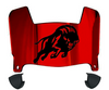 Howard Bison Mini Football Helmet Visor Shield w/ Clips - PICK VISOR & LOGO COLOR